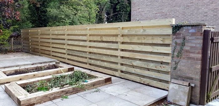 Hit and Miss Fencing in Middle Barton, Oxfordshire